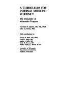Cover of: A curriculum for internal medicine residency by Norman M. Jensen