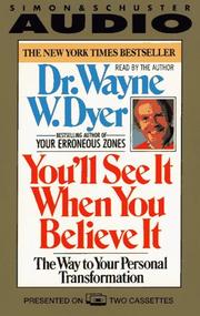 Cover of: You'll See It When You Believe It: The Way To Your Personal Transformation
