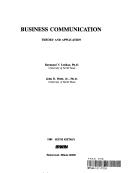 Business communication by Raymond Vincent Lesikar, Raymond V. Lesikar, John D. Pettit