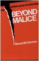 Cover of: Beyond malice by Richard M. Clurman
