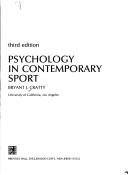 Cover of: Psychology in contemporary sport