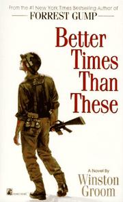 Cover of: Better Times Than These