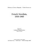 Cover of: French novelists, 1930-1960