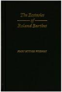 Cover of: The ecstasies of Roland Barthes