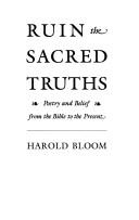 Cover of: Ruin the sacred truths