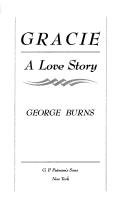 Cover of: Gracie by George Burns