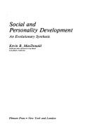 Cover of: Social and personality development: an evolutionary synthesis