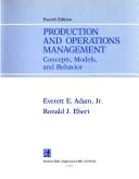 Cover of: Production and operations management by Everett E. Adam