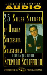 Cover of: The 25 Sales Secrets of Highly Successful Salespeople