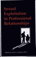 Cover of: Sexual exploitation in professional relationships