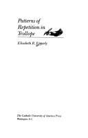 Cover of: Patterns of repetition in Trollope