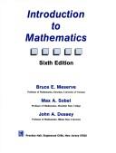 Cover of: Introduction to mathematics