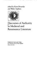 Cover of: Discourses of authority in medieval and Renaissance literature
