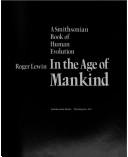 Cover of: In the age of mankind by Roger Lewin