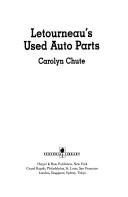 Letourneau's Used Auto Parts by Carolyn Chute