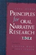 Cover of: Principles for oral narrative research