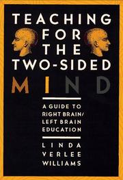Cover of: Teaching for the two-sided mind: a guide to right brain/left brain education