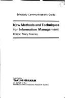 New methods and techniques for information management