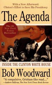 Cover of: The agenda by Bob Woodward, Bob Woodward