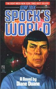 Cover of: Spock's World (Star Trek: The Original Series) by Diane Duane