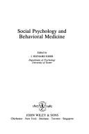 Social psychology and behavioral medicine