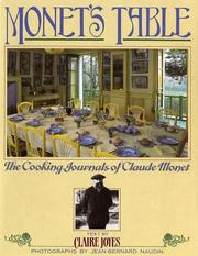 Cover of: Monet's Table