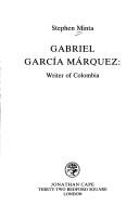 Cover of: Gabriel García Márquez by Stephen Minta