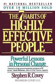 Cover of: The seven habits of highly effective people by Stephen R. Covey
