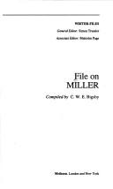 Cover of: File on Miller