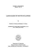 Cover of: Languages of South Sulawesi