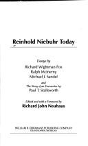 Cover of: Reinhold Niebuhr today: essays