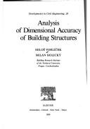Cover of: Analysis of dimensional accuracy of building structures