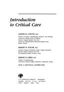 Cover of: Introduction to critical care
