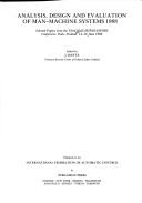 Analysis, design and evaluation of man-machine systems 1988 : selected papers from the 3rd IFAC/IFIP/IEA/IFORS conference, Oulu, Finland, 14-16 June 1988