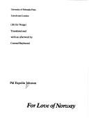 Cover of: For love of Norway