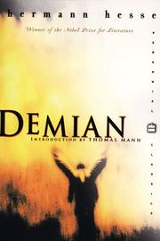 Cover of: Demian (Perennial Classics)