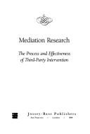 Mediation research by Kenneth Kressel