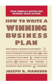 Cover of: How to Write a Winning Business Plan