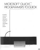 Microsoft QuickC programmer's toolbox : an essential collection of more than 200 programs, functions and utilities for supercharging QuickC programs