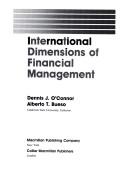 Cover of: International dimensions of financial management
