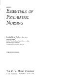 Cover of: Mereness' Essentials of psychiatric nursing