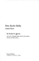 Cover of: Percy Bysshe Shelley by Donald H. Reiman