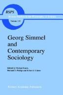 Georg Simmel and contemporary sociology