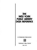 Cover of: The New York Public Library desk reference.
