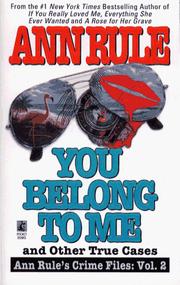 Cover of: You belong to me: and other true cases
