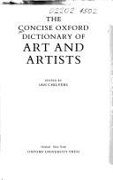 The Concise Oxford dictionary of art and artists