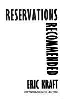 Cover of: Reservations recommended
