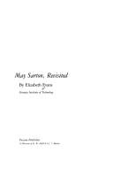 May Sarton, revisited by Elizabeth Evans