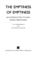 Cover of: The emptiness of emptiness by C. W. Huntington