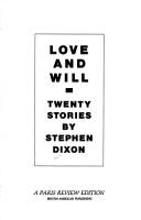 Cover of: Love and will: twenty stories